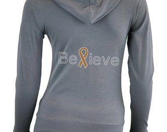 Custom Leukemia Cancer Awareness Shirt . Fight Leukemia Cancer . Leukemia Cancer Awareness Clothes . ORANGE Ribbon . Cancer Walk