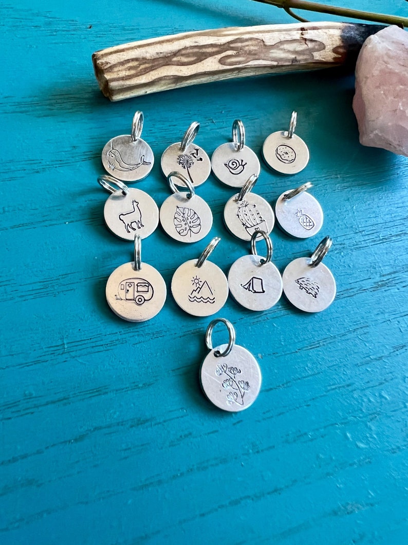 Marble Jar Friend Personalized Hand Stamped Keychain BFF Etsy