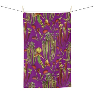 CARNIVOROUS PLANT MIX- Soft Tea Towel