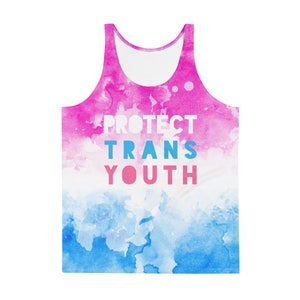 PROTECT TRANS YOUTH- Unisex Tank Top