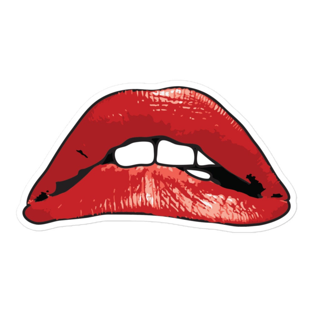 RHPS LIPS Vinyl Sticker Rocky Horror Picture Show Movie Etsy