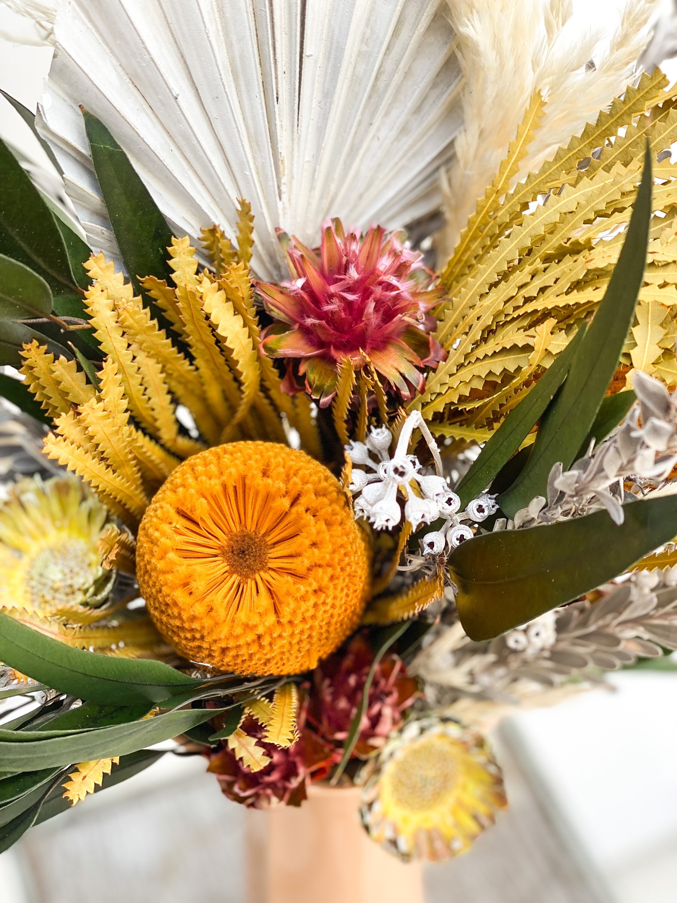 Large Preserved Floral Arrangement Etsy