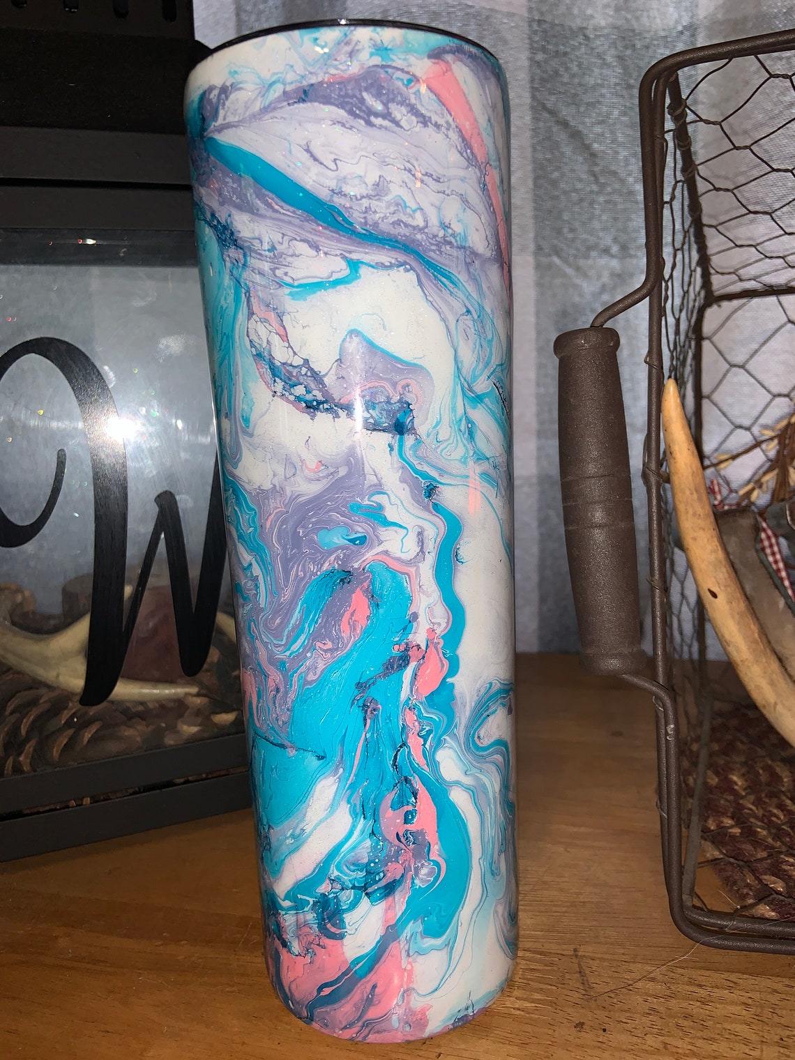 Hydro Dip Tumbler Paint Dip Marble Etsy