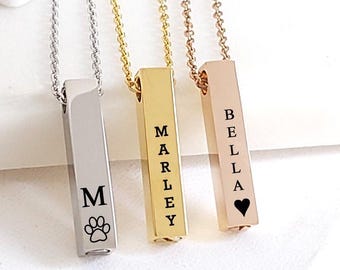 Dog urn necklace, custom engraved cremation jewelry for animal ashes, urn locket keepsake for pet ashes for men and women, pet memorial gift