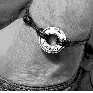 男性用骨壷ブレスレット、カスタム刻印入りお父さんメモリアルインフィニティ骨壷、火葬ジュエリー、遺灰の記念品、愛する人を失った悲しみの贈り物