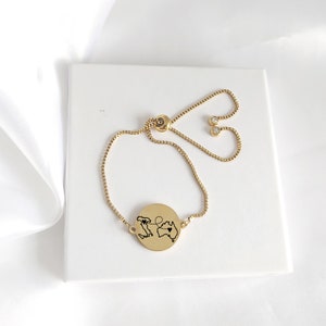 Bracelet de deux pays pour une relation à distance, cadeau de Saint-Valentin dans une résidence secondaire pour petite amie, bracelet de deux États pour meilleure amie. image 2