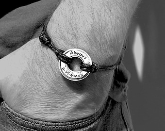 Men urn bracelet for ashes, custom engraved dad memorial infinity urn, cremation jewelry, ashes keepsake, loss of loved one grief gift