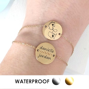 Pulsera de dos países para regalo de relación a larga distancia, regalo de San Valentín de segunda residencia para novia, pulsera de dos estados para mejor amiga.