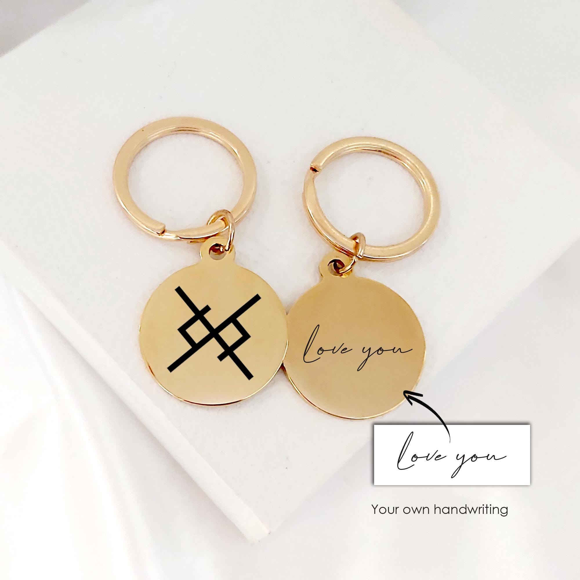 Love symbol keychains deals