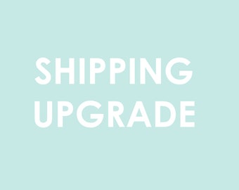 Shipping upgrade and Add on to your order