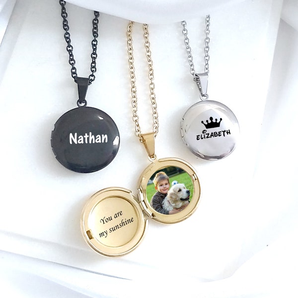 Custom Locket Photos Etsy