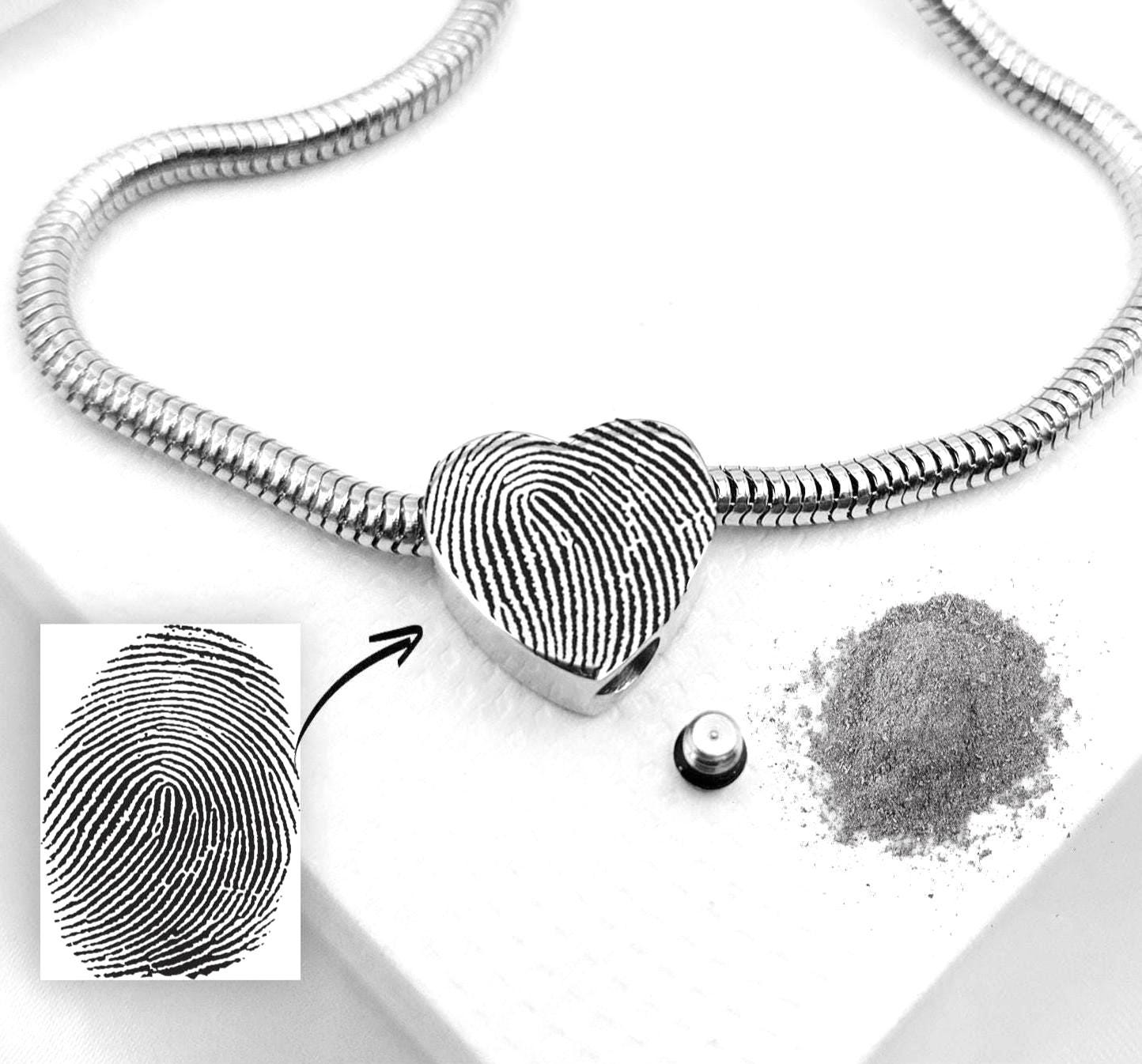 Pandora fingerprint jewelry - Etsy 日本