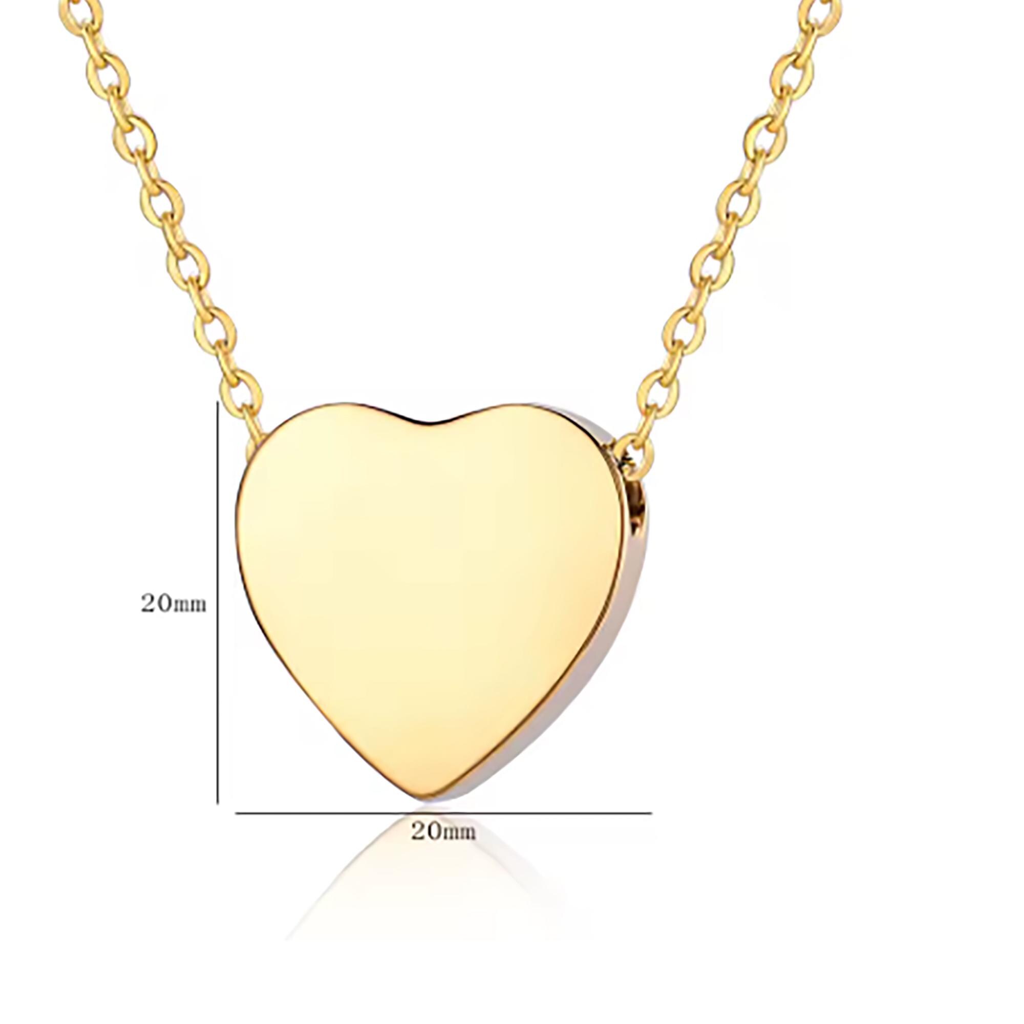 Collana con urna funeraria a forma di cuore: ciondolo a capsula in oro, incisione personalizzata - Memoriale per animali domestici - Italia