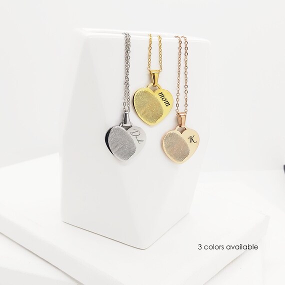 Bereavement fingerprint shop jewellery