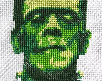 Frankenstein Cross-Stitch Pattern - Instant Download pdf