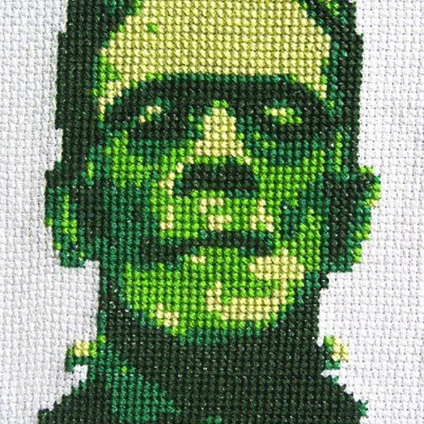 Frankenstein Cross-Stitch Pattern - Instant Download pdf