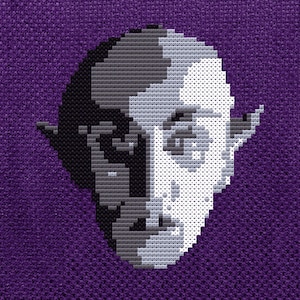 Nosferatu Cross-Stitch Pattern - Instant Download PDF