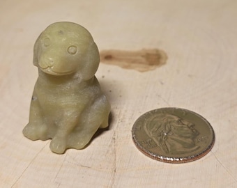 Mini Serpentine Dog, Small Keepsake, Small Carving.
