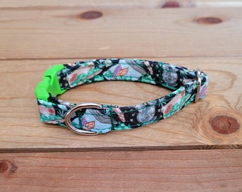 6.5"-12" Dog Collar 1/2" Width, Pet Collar, Small, XS, Tiny, Cat Collar, Summer Collar, Crystal Collar, Weed Collar, Marijuana