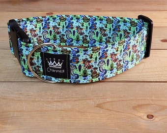 14"-28" Dog Collar 2" Width, Pet Accessory, Pet Collar, Medium, Large, XL, 80's Movies, Mashup Dog Collar, 80's Dog Collar