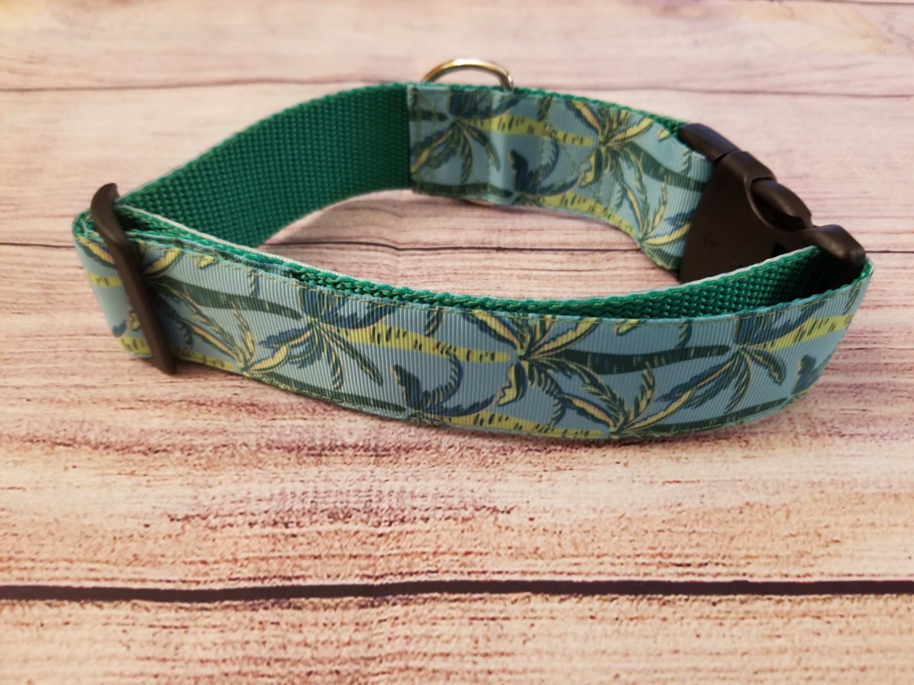 Pawlitzer Ribbon Dog Collar 1.5 or 2 Width, Ribbon Collar, Pet Collar