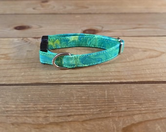 6"-12" Spectrum Collar 1/2" Width, Pet Wear, XS, Small, Cat, Dog Collar, Kittens, Teacup Pup, Colorful, Fun,