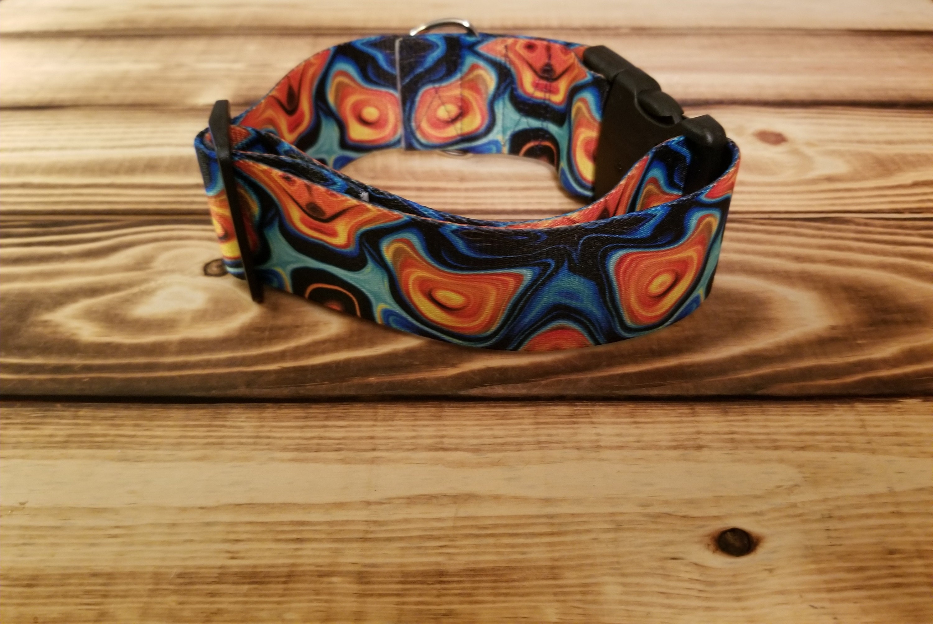 Hippie Hound Dog Collars and Leash, Designer Collar, Martingale