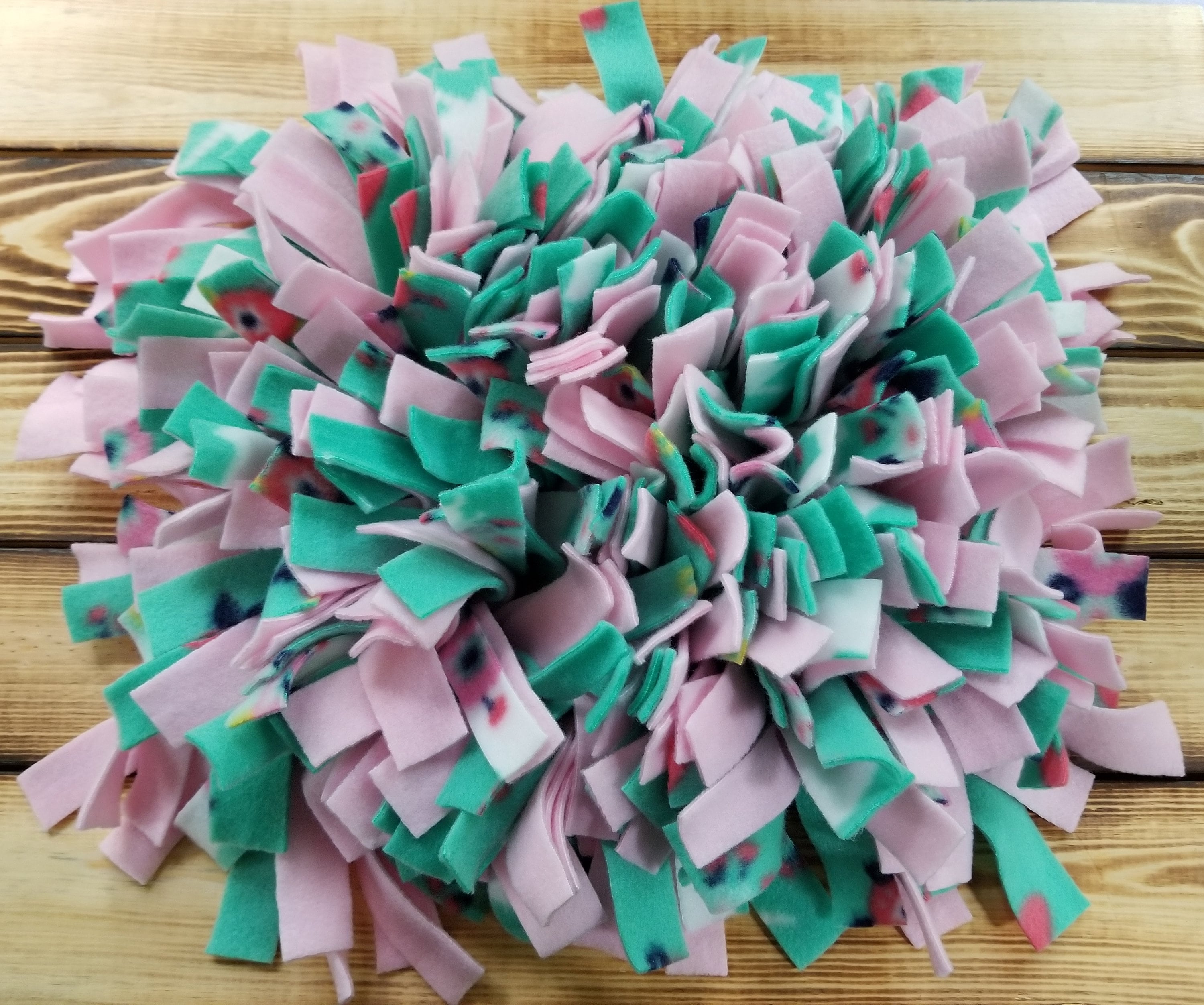 Snorting Snuffle 20x18 Fleece Dog Snuffle Mat, Sniff and Search, Cognitive, Treat Toy ...