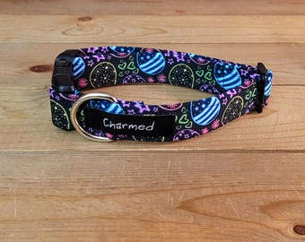11"-22" Easter Dog Collar 1" Width, Pet Collar, Small, Medium, Large Collar, Easter, Spring Collar, Holiday Dog Collar, Side Release Buckle
