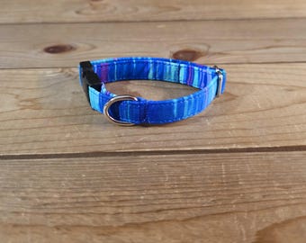 6"-12" Spectrum Collar 1/2" Width, Pet Wear, XS, Small, Cat, Dog Collar, Kittens, Teacup Pup, Colorful, Fun,