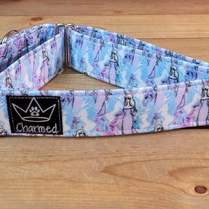 14"-28" Martingale Collar 1.5" Width, Pet Collar, Medium, Large, Big Dog Collar, The Last Unicorn, Cult Classic, Unicorn