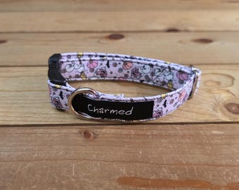 8"-18" Halloween Dog Collar 3/4" Width, Small, Medium, Halloween, Holiday Collar, Tricky or Treat, Spooky Dog, Ghost, Pumpkins, Boo