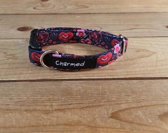 8"-16" Valentine's Day Collar 3/4" Width, Small, Medium, Holiday Collar, Love, Hearts, Woof You