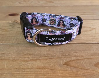 PETITE 9"-16" Dog Collar 1" Width, Pet Collar, Small, Fun Dog Collar, Labyrinth Dog Collar, Cartoon, Throwback, Buckle Dog Collar