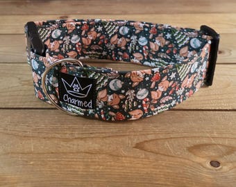 14"-28" Christmas Dog Collar 2" Width, Pet Collar, Small, Medium, Large Dog Collar, XL, Holiday Collar, Side Release Buckle, Santa, Lights