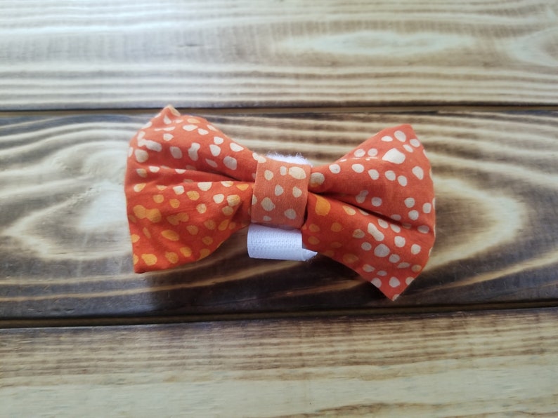 One of a Kind Proper Pooch Dog Accessory Batik Dog Bowtie for 34 to 2 Collar Collar Accessory Pet Neckwear Bowtie