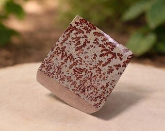 Picture Jasper Cube, 1lb 4oz, Beautiful Cube, Home Decor, Reiki, Healing, Crystal Cube