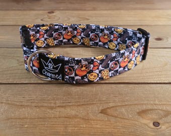 13"-26" Valentine's Day Collar 1.5" Width, Small, Medium, Large, XL, Holiday Collar, Love, Hearts, Woof You