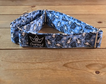 14"-27" Swear Martingale Collar 1.5" Width, Medium, Large, XL, Fetch This, Naughty Dog Collar, Explicit, Funny Dog Collar, Middle Finger