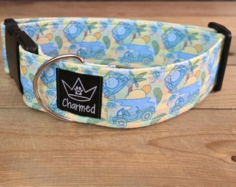 14"-28" Dog Collar 2" Width, Pet Collar, Medium, Large, XL Dog Collar, Beach, Summer Dog, 4×4 Dog Collar, Go Muddin, Buckle Collar