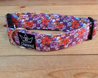 13"-26" Dog Collar 1.5" Width, Pet Collar, Medium, Large, Big Dog Collar, Summer, Movie Collar, Buckle Collar