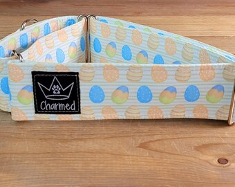 15"-27" Easter Martingale Collar 2" Width, Pet Collar, Small, Medium, Large Collar, XL, Easter, Spring Collar, Holiday Martingale