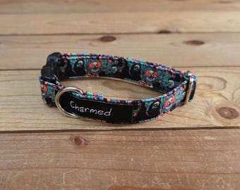 8"-18" Halloween Dog Collar 3/4" Width, Small, Medium, Halloween, Holiday Collar, Tricky or Treat, Spooky Dog, Ghost, Pumpkins, Boo