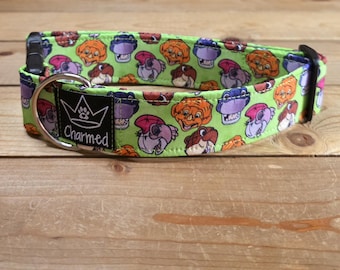13"-26" Dog Collar 1.5" Width, Pet Collar, Medium, Small, Large, XL, Cartoon Dog Collar, Summer, Land Before Time, Movie Dog Collar