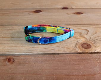 5.5"-10" Breakaway Collar 3/8" Width, Pet Collar, XS, Small, Cat, Tiny Collar, Kittens, Teacup, Breakaway Collar, Colorful