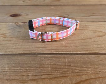 6"-12" Easter Dog Collar 1/2" Width, Pet Collar, Tiny, Small Dog Collar, XS, Holiday Collar, Easter, Bunny, Jelly Beans, Cat Collar