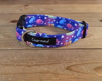 11"-22" Dog Collar 1" Width, Pet Collar, Small, Medium, Large, Summer, Neon Collar, Bug Dog Collar, Colorful