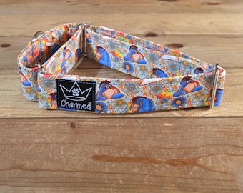 14"-27" Martingale Collar 1.5" Width, Pet Collar, Medium, Large, Big Dog Collar, Cartoon Martingale, Eeyore