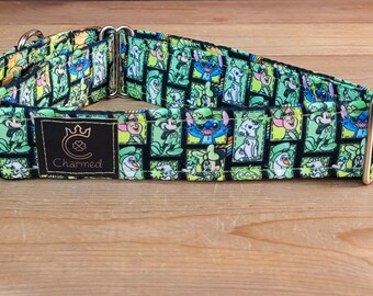 14"-27" St. Patrick's Day Martingale Collar 1.5" Width, Pet Collar, Small, Medium, Large Collar, XL, Lucky Dog, Holiday Collar, Kiss Me