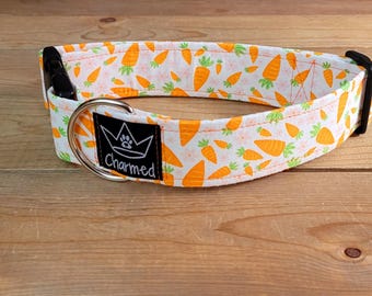 13"-26" Easter Dog Collar 1.5" Width, Pet Collar, Medium, Large Collar, XL, Easter, Spring Collar, Holiday Dog Collar, Side Release Buckle